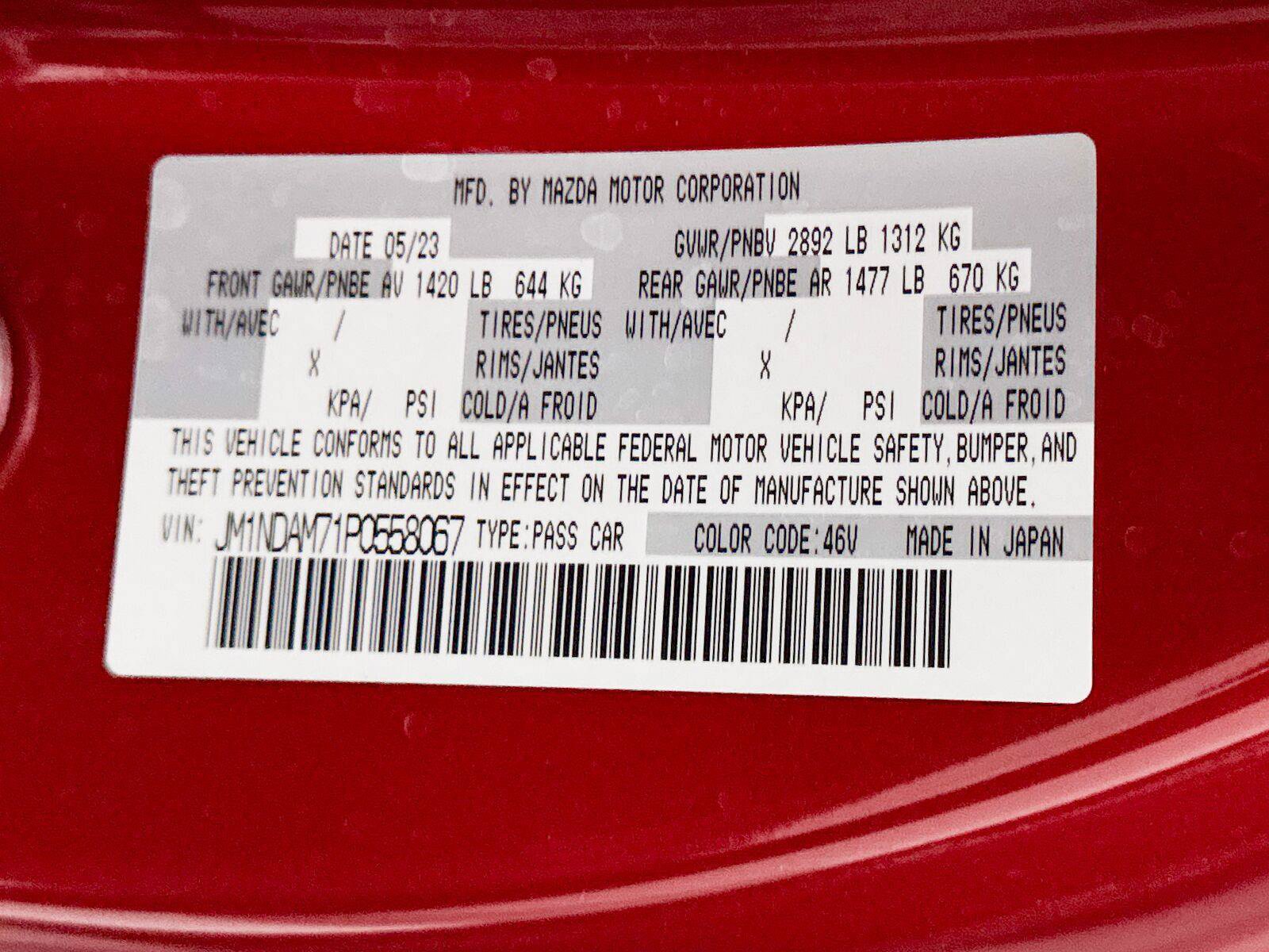 Certified 2023 MAZDA MX-5 Miata Grand Touring w/ Weather Package RWD image 37