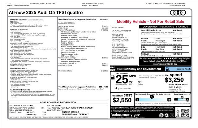 Certified 2025 Audi Q5 Premium Plus w/ Premium Plus AWD/4WD image 27