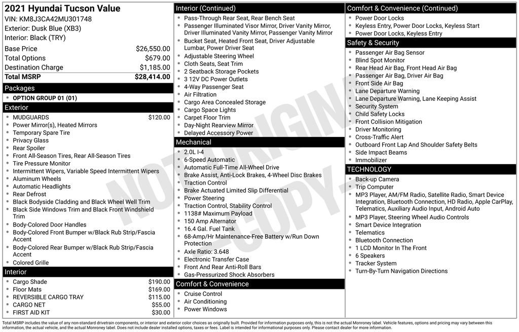 Used 2021 Hyundai Tucson AWD image 5
