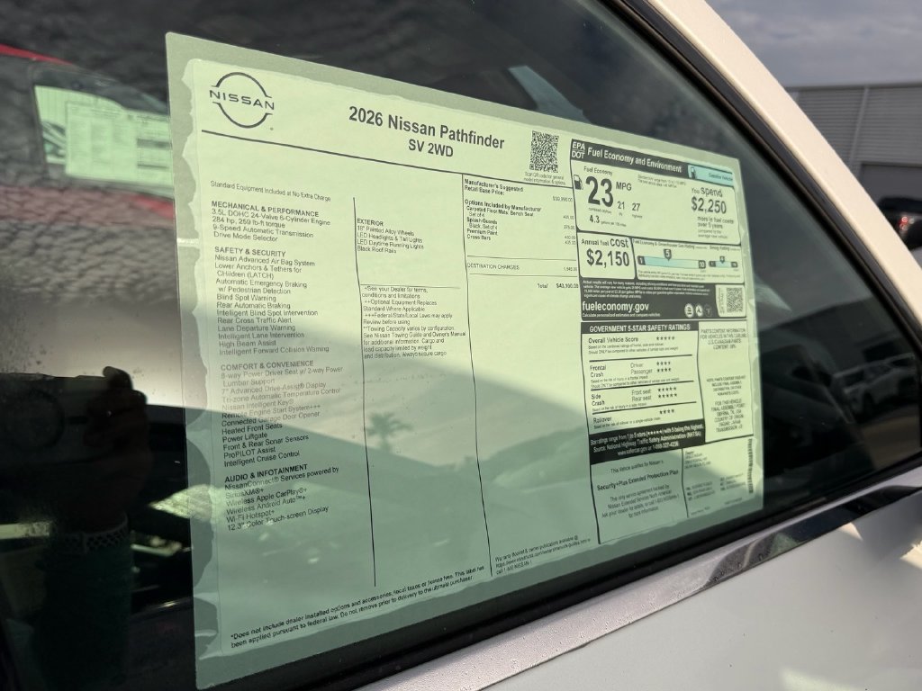 New 2026 Nissan Pathfinder SV FWD image 11