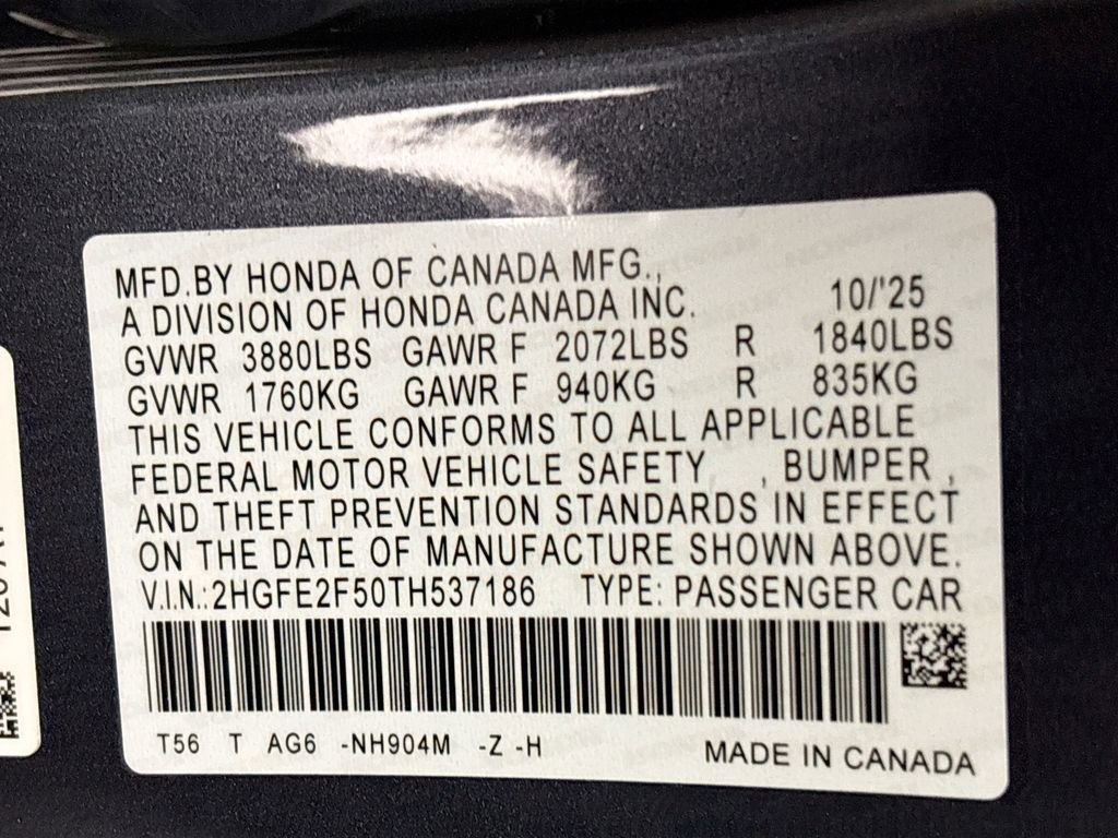 New 2026 Honda Civic Sport image 25