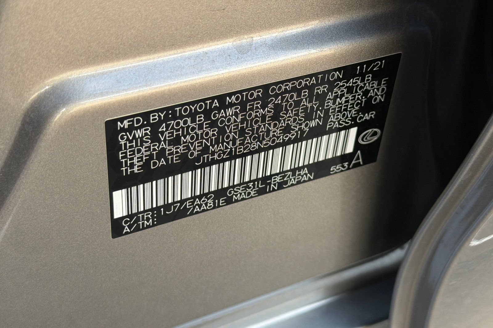 Used 2022 Lexus IS 350 F Sport w/ Navigation Package RWD image 34