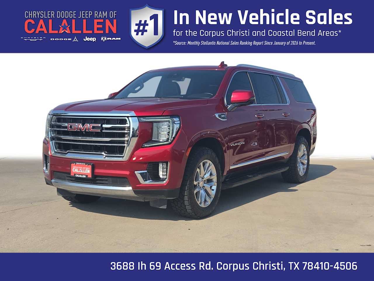 Used 2023 GMC Yukon XL SLT w/ SLT Premium Package RWD image 1