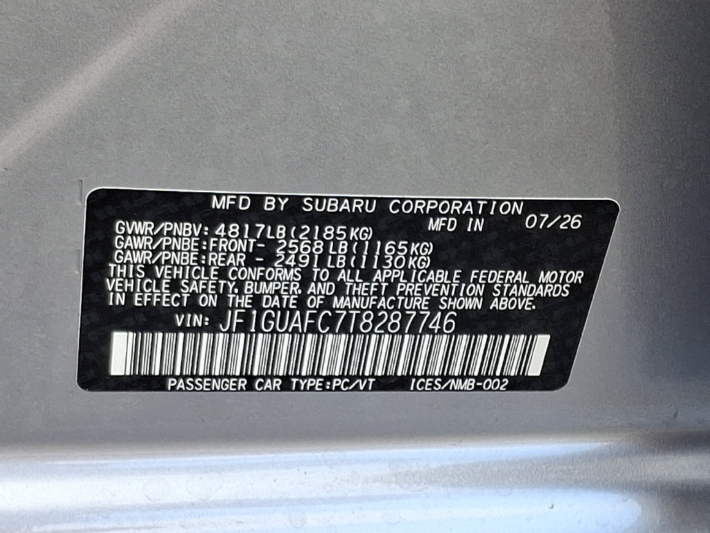 New 2026 Subaru Impreza 2.0i Sport AWD/4WD image 10