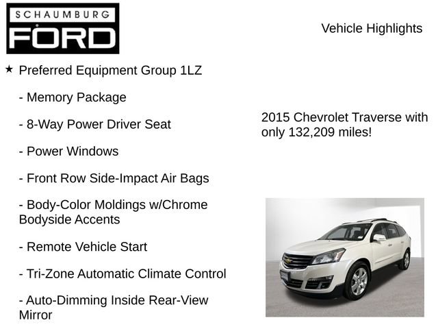 Used 2015 Chevrolet Traverse LTZ image 8