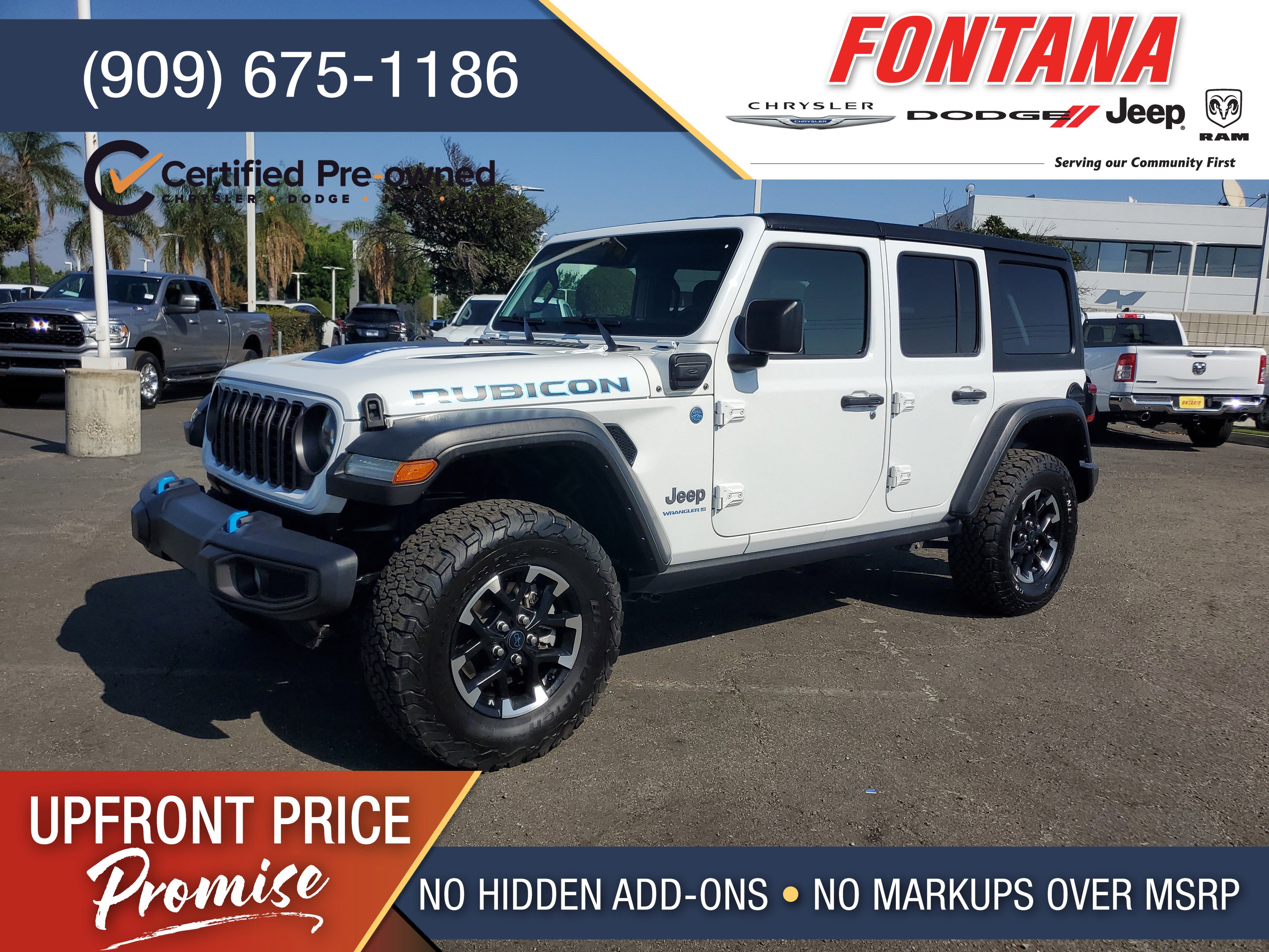 Certified 2024 Jeep Wrangler Unlimited Rubicon 4xe image 1