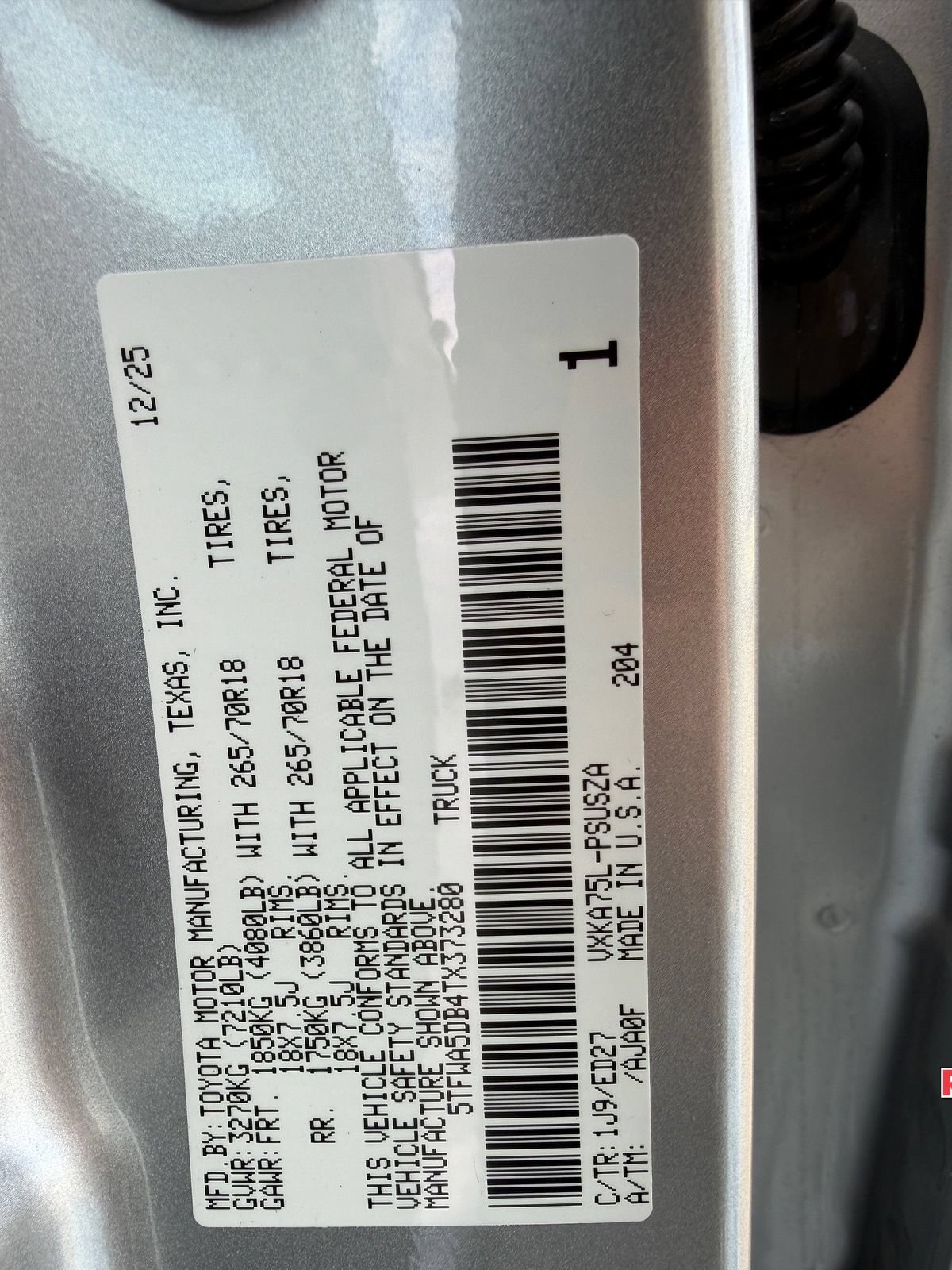 New 2026 Toyota Tundra SR5 w/ TRD Rally Package AWD/4WD image 28