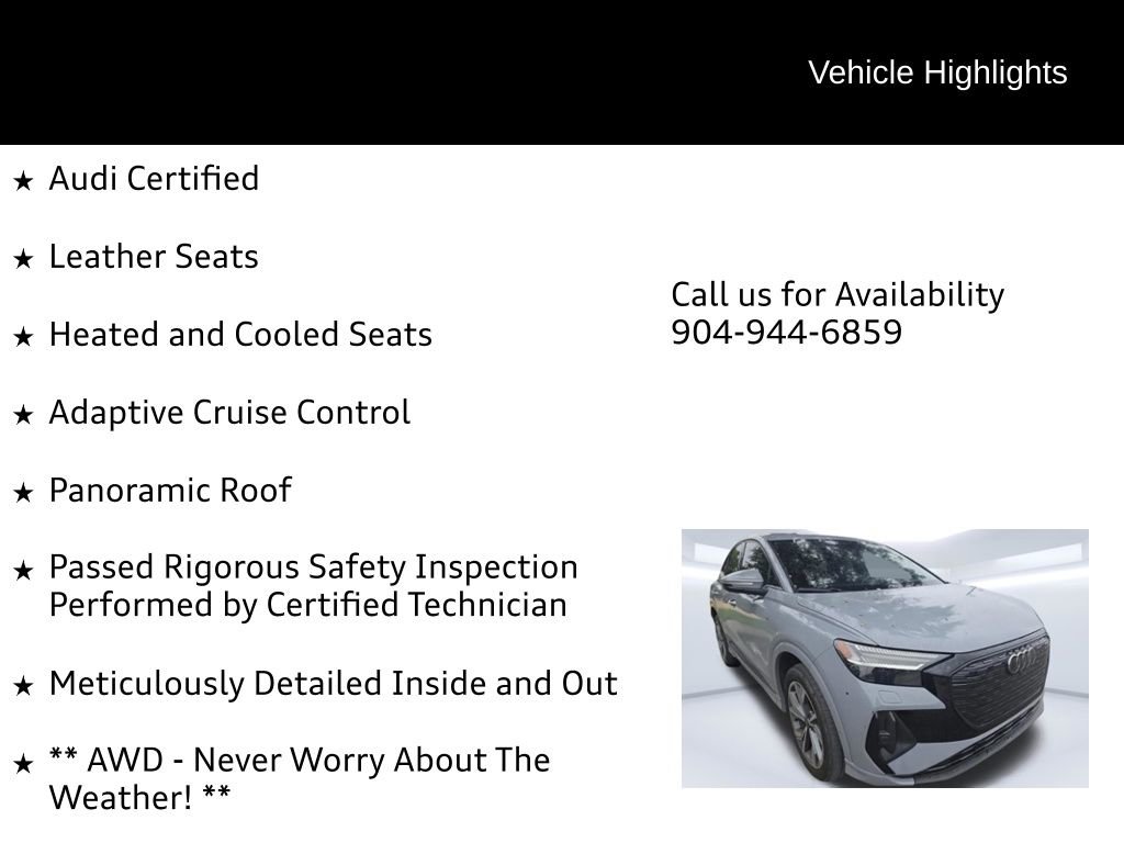 Used 2023 Audi Q4 e-tron Prestige AWD/4WD image 7
