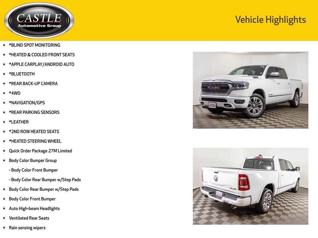 Used 2023 RAM 1500 Limited w/ Body Color Bumper Group image 3