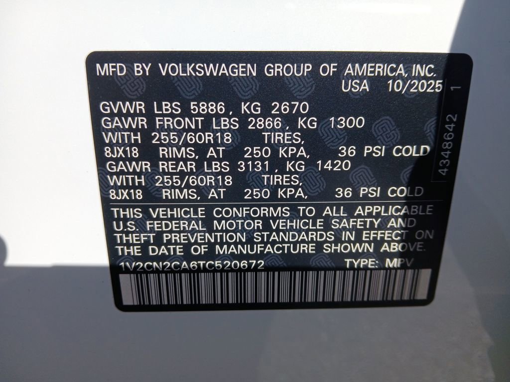 New 2026 Volkswagen Atlas Peak Edition image 29