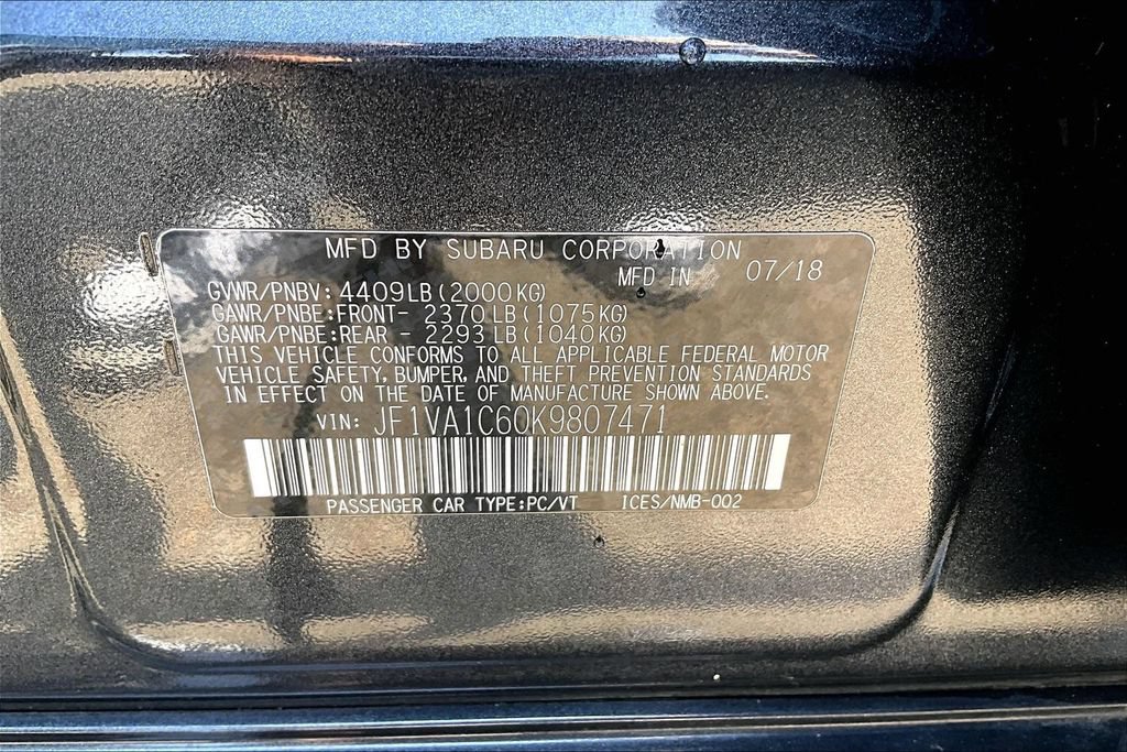 Used 2019 Subaru WRX Premium AWD/4WD image 19