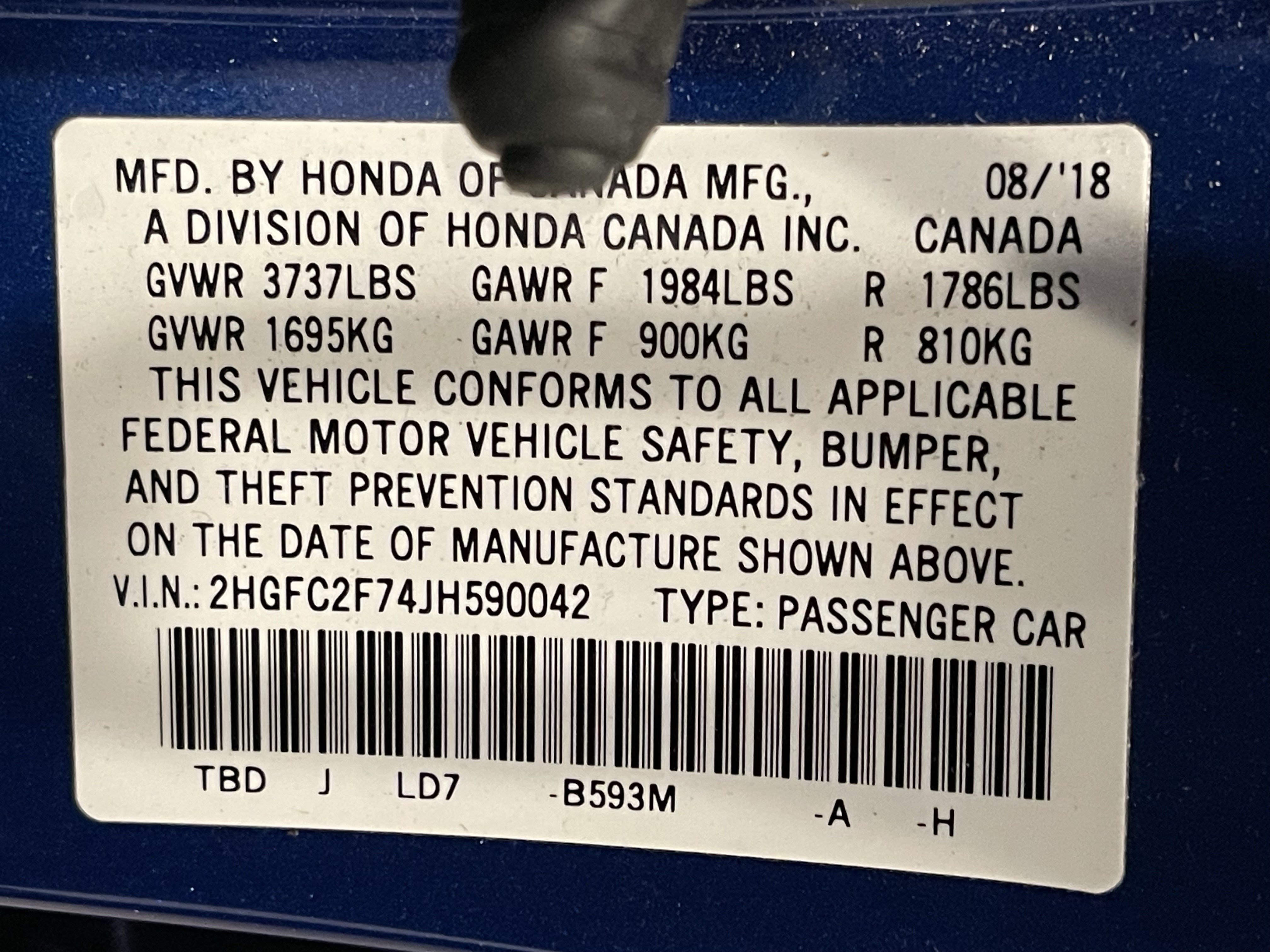 Used 2018 Honda Civic EX image 25