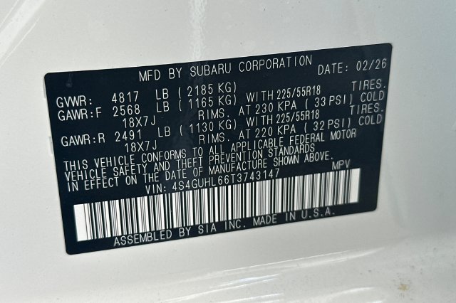 Used 2026 Subaru Crosstrek 2.5i Limited AWD/4WD image 27