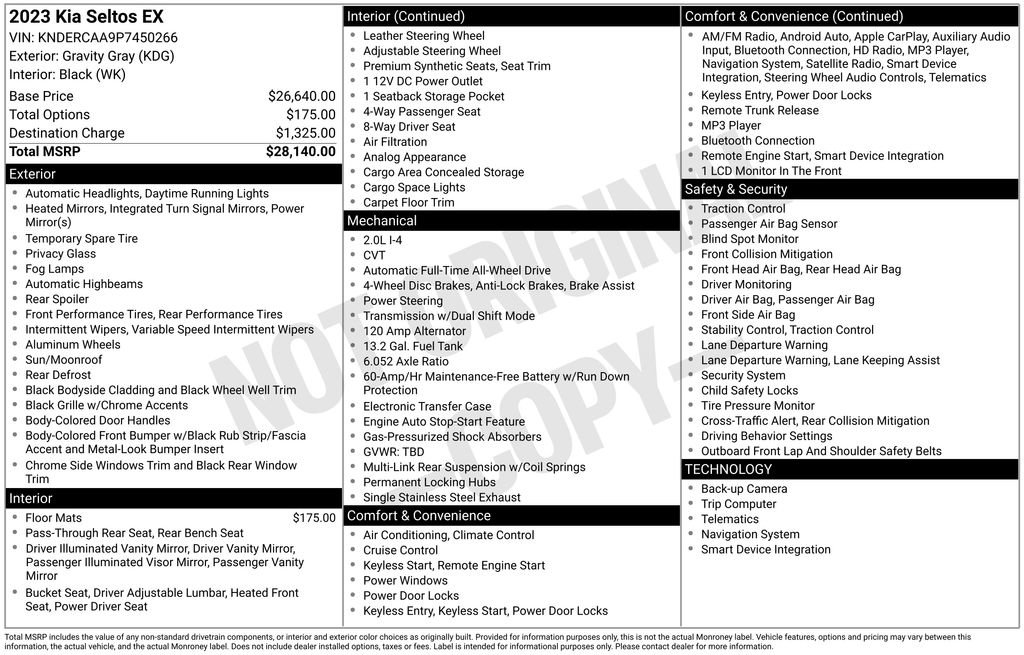 Certified 2023 Kia Seltos EX image 4