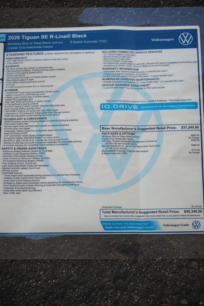 New 2026 Volkswagen Tiguan SE R-Line FWD image 6