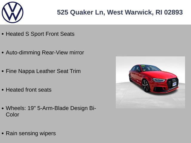 Used 2018 Audi RS 3 AWD/4WD image 30