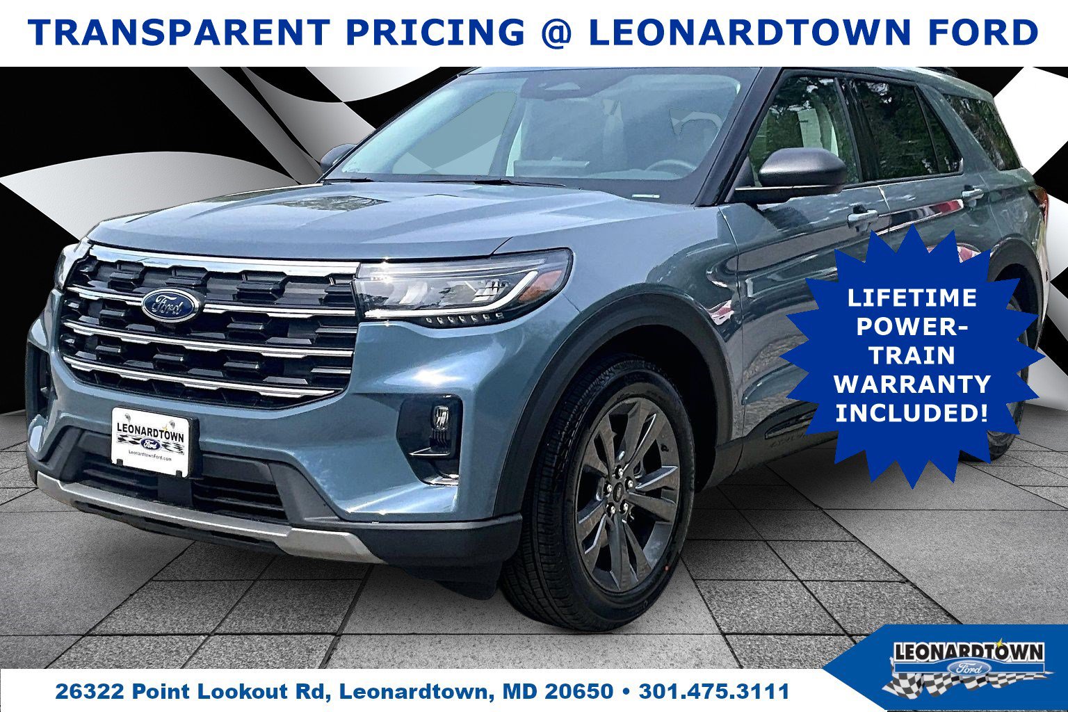 New 2026 Ford Explorer Active w/ Active Comfort Package