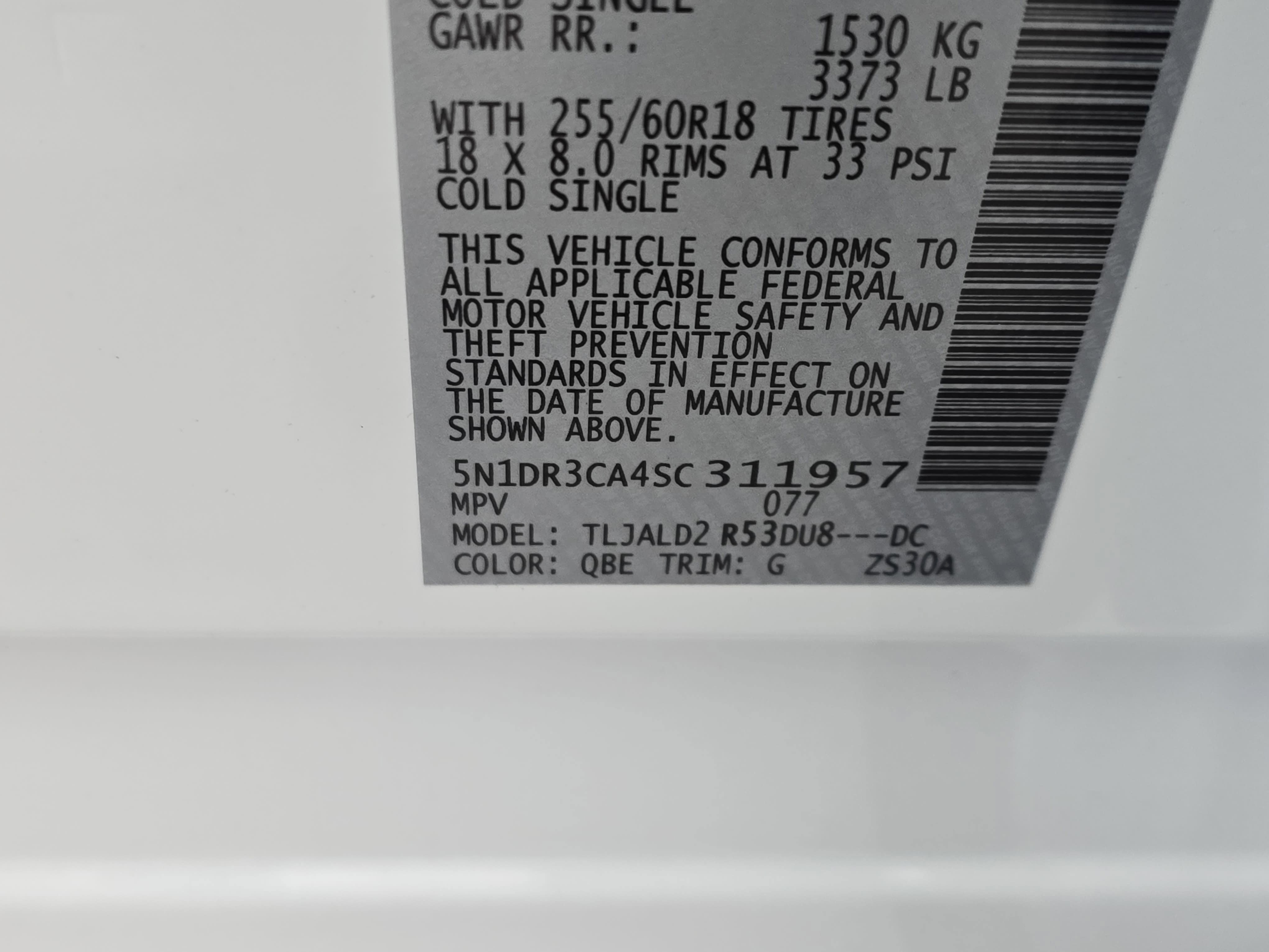 New 2025 Nissan Pathfinder SL w/ Black Appearance Package image 36