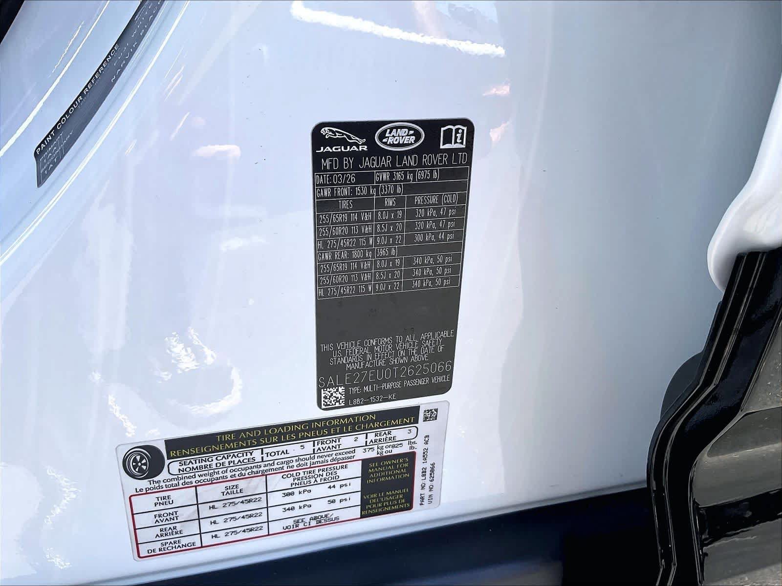 New 2026 Land Rover Defender 110 X-Dynamic SE AWD/4WD image 36