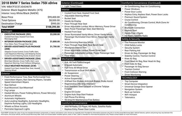 Used 2018 BMW 750i xDrive image 50