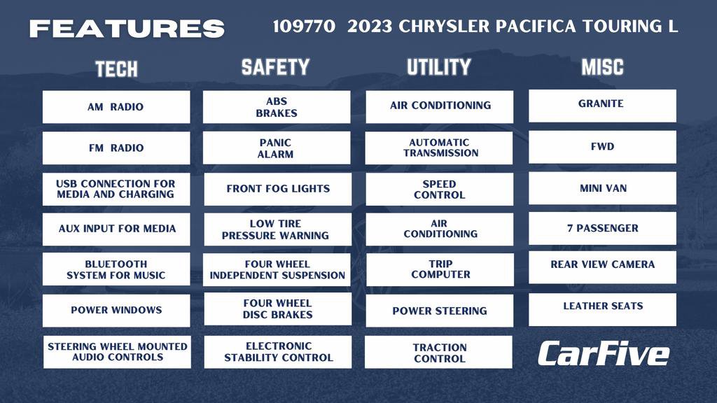 Used 2023 Chrysler Pacifica Touring-L image 33