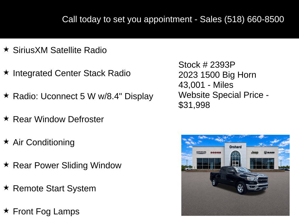 Used 2023 RAM 1500 Big Horn AWD/4WD image 30