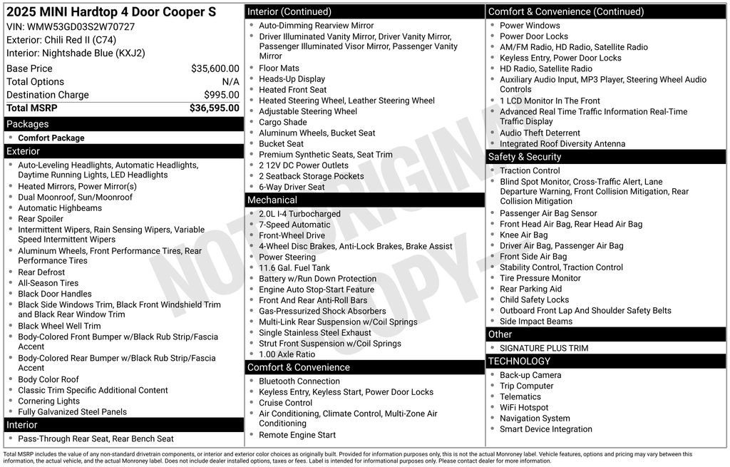 Certified 2025 MINI Cooper S FWD image 12