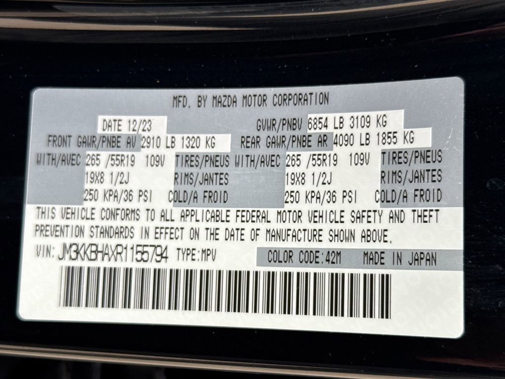 Used 2024 MAZDA CX-90 Plug-In Hybrid w/ Preferred AWD/4WD image 41