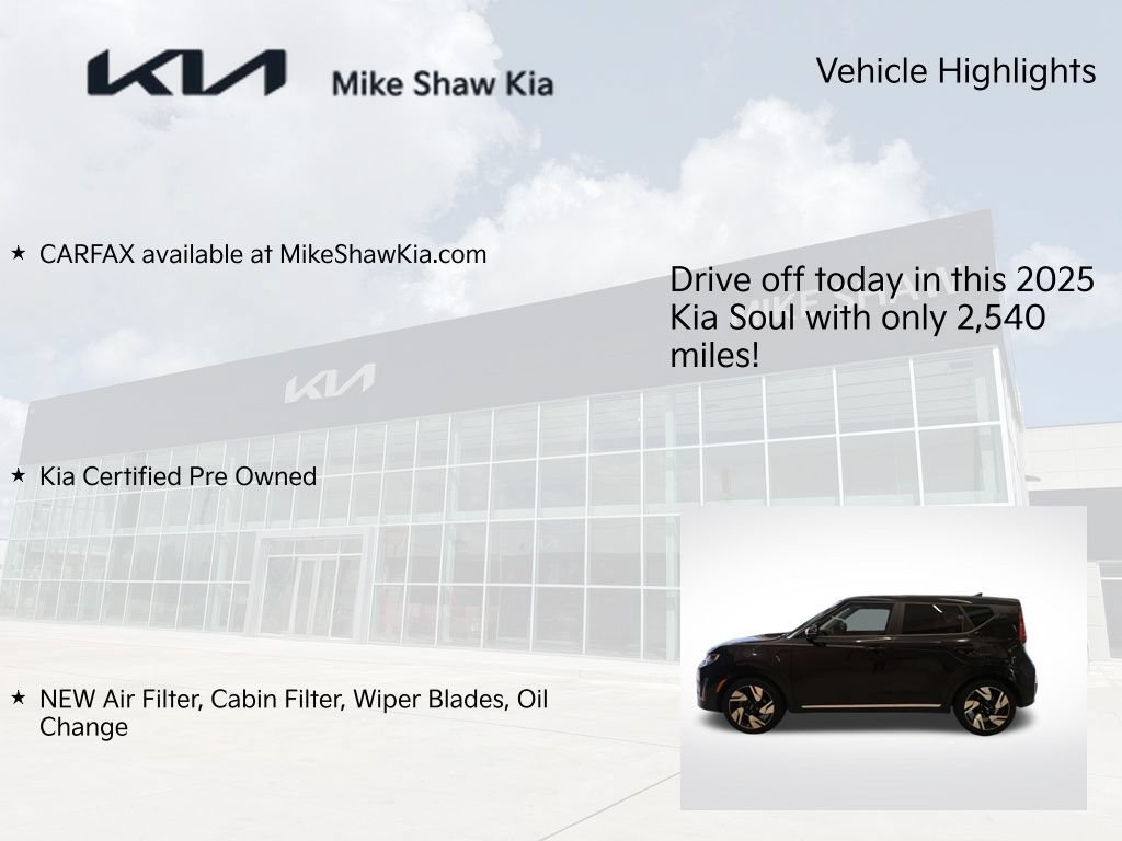 Certified 2025 Kia Soul GT-Line w/ GT-Line Technology Package FWD image 10