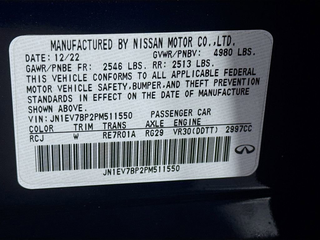 Certified 2023 INFINITI Q50 Luxe w/ Cargo Package image 41