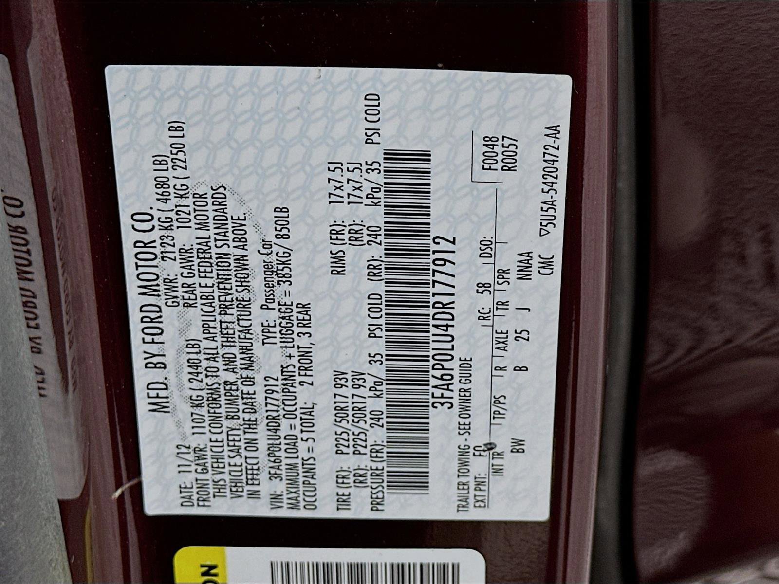 Used 2013 Ford Fusion SE FWD image 22