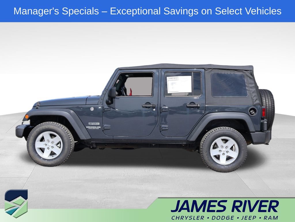 Used 2017 Jeep Wrangler Unlimited Sport w/ Quick Order Package 24S AWD/4WD video 2