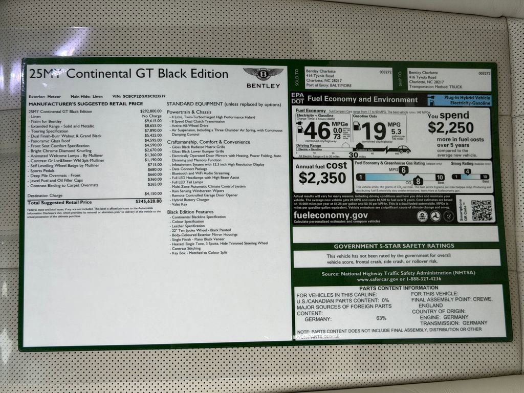 Used 2025 Bentley Continental GT image 36