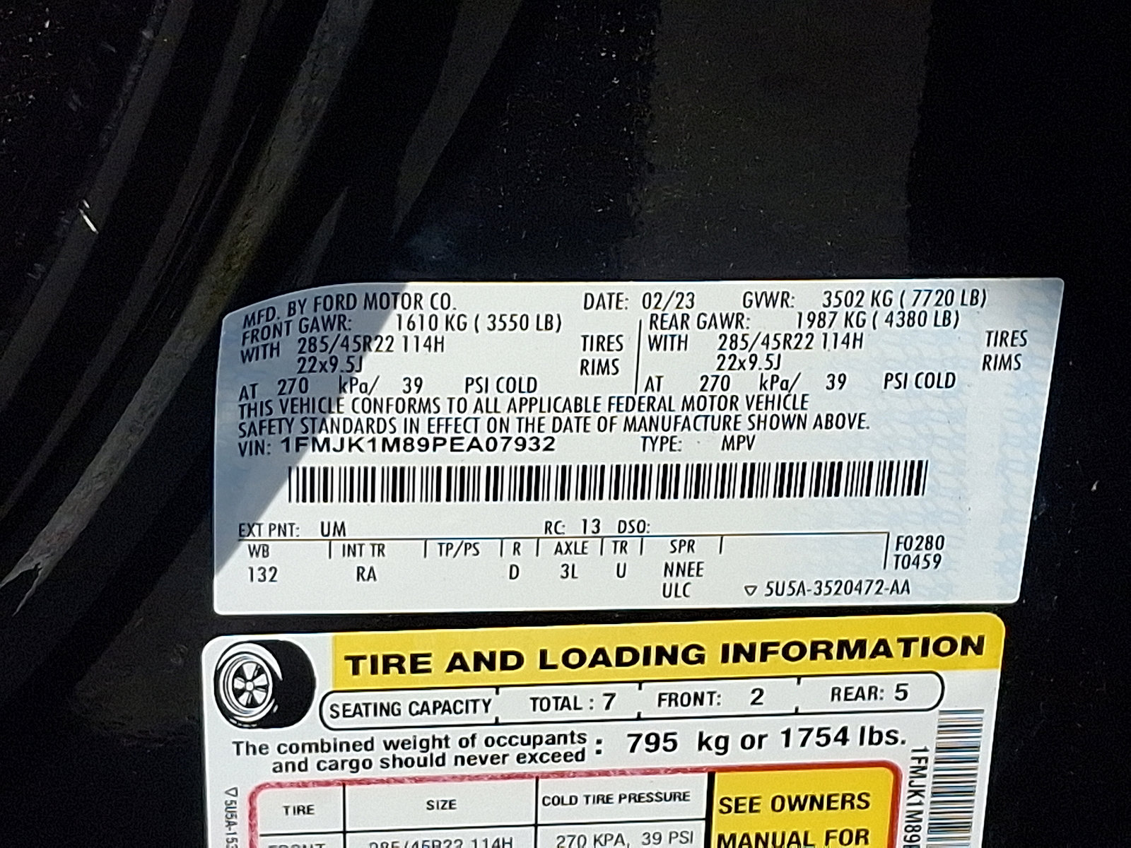 Used 2023 Ford Expedition Max Platinum AWD/4WD image 27