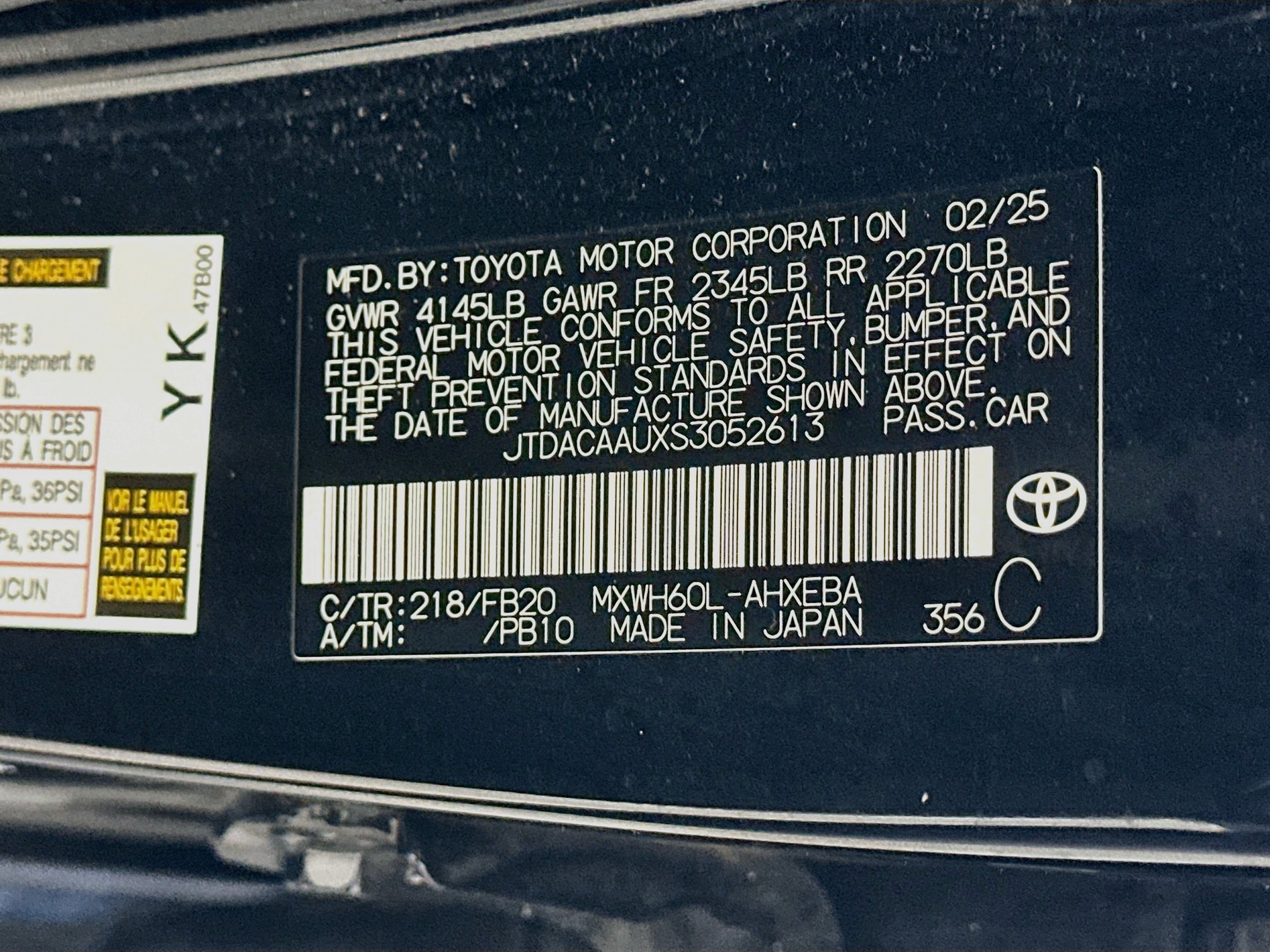 Used 2025 Toyota Prius LE FWD image 12