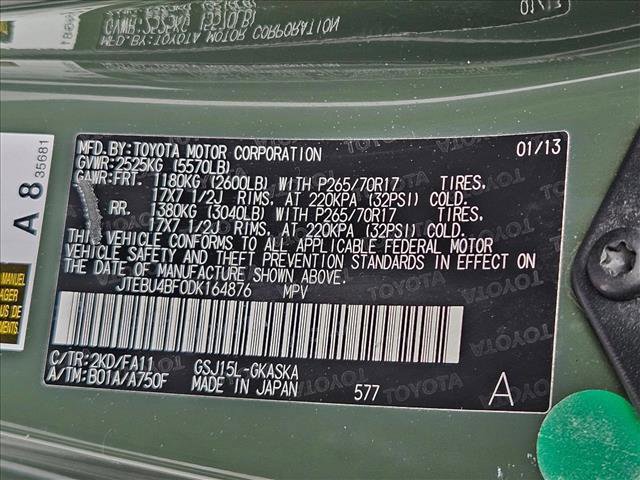 Used 2013 Toyota FJ Cruiser 4WD image 21