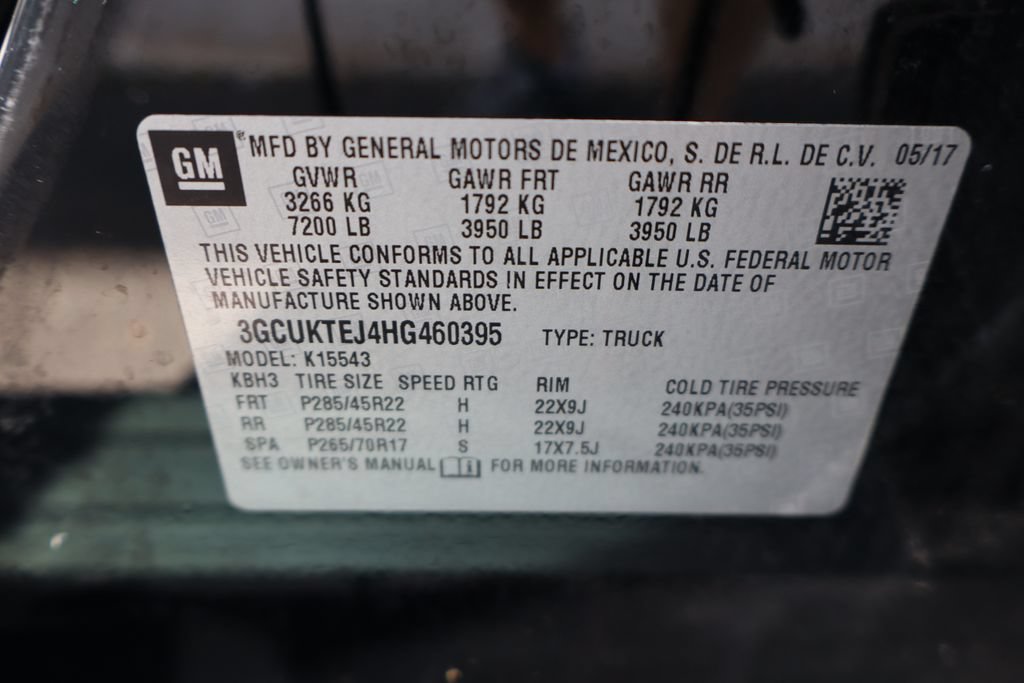 Used 2017 Chevrolet Silverado 1500 High Country w/ High Desert Package AWD/4WD image 34