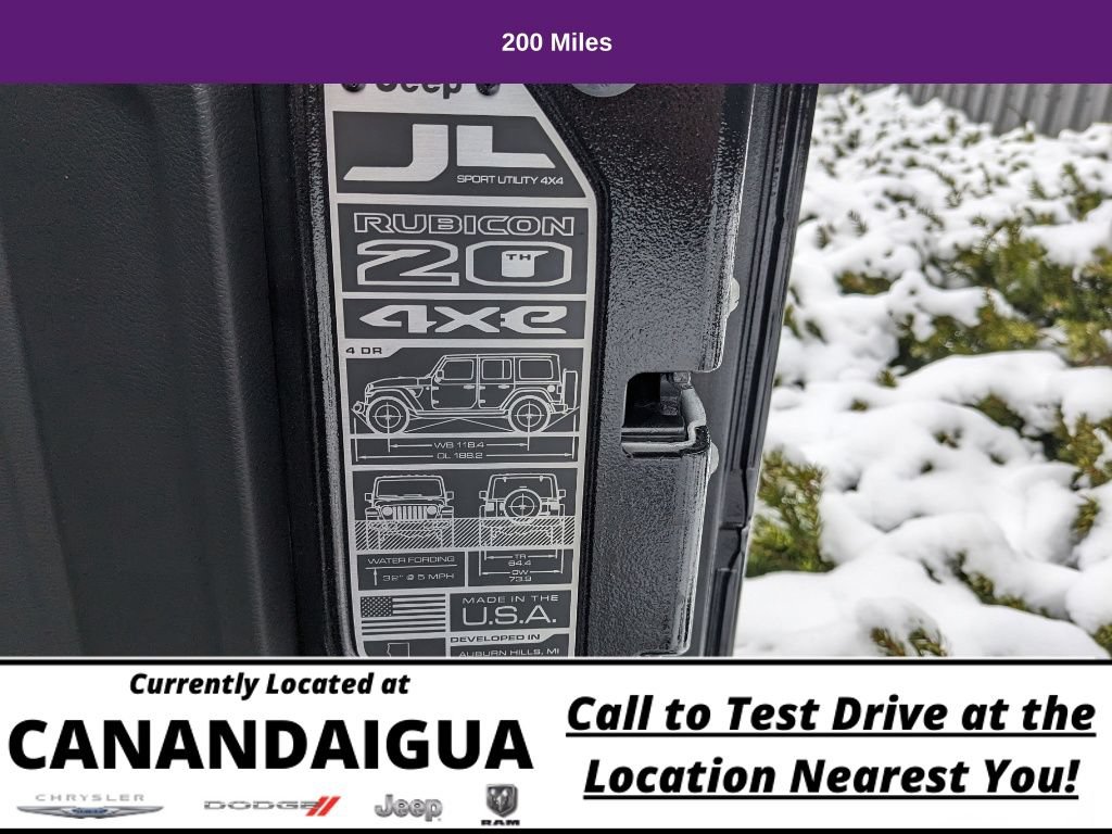 Used 2023 Jeep Wrangler Unlimited Rubicon 4xe AWD/4WD image 41