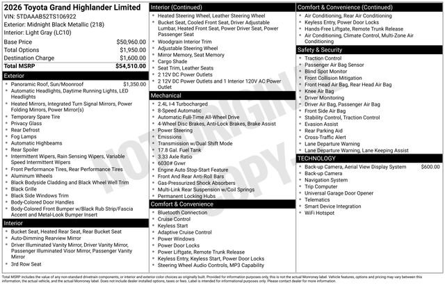 Used 2026 Toyota Grand Highlander AWD image 29