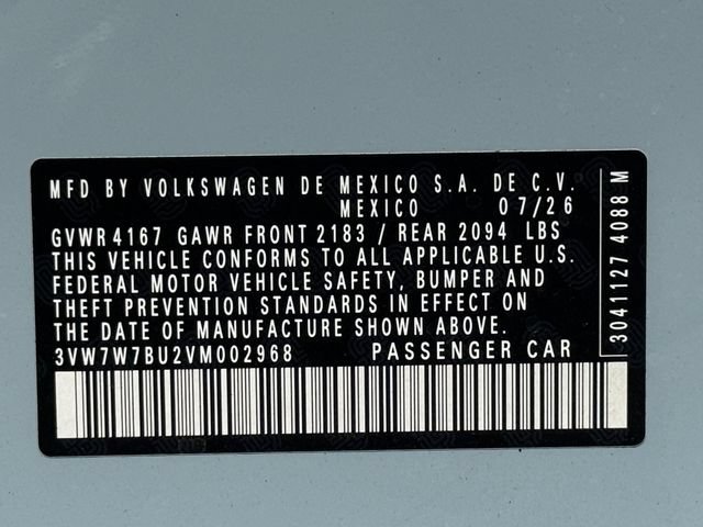New 2027 Volkswagen Jetta SE FWD image 25