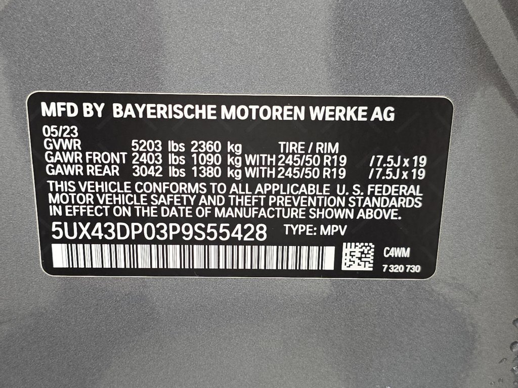 Certified 2023 BMW X3 sDrive30i w/ Convenience Package RWD image 34