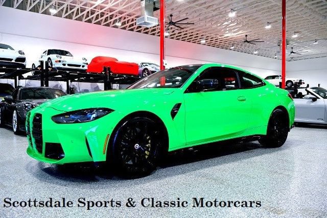 Used 2023 BMW M4 Coupe w/ M Carbon Exterior Package RWD image 2