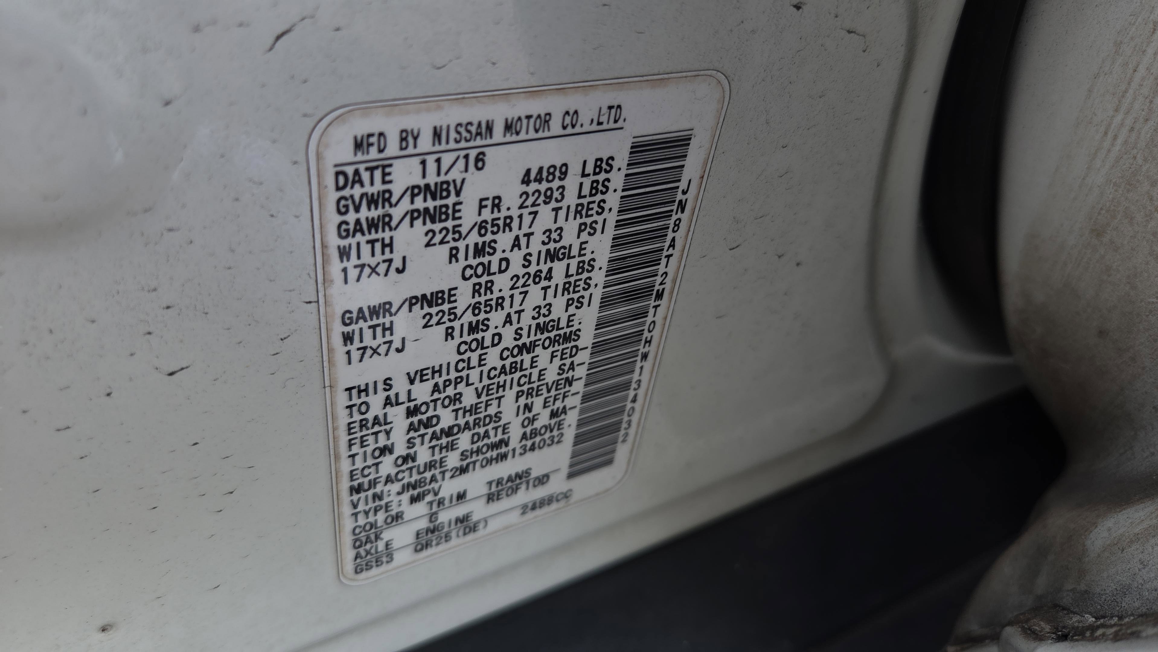 Used 2017 Nissan Rogue S FWD image 16