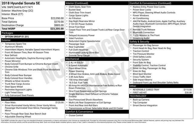 Used 2018 Hyundai Sonata SE FWD image 14