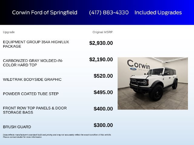 Certified 2024 Ford Bronco Wildtrak AWD/4WD image 6