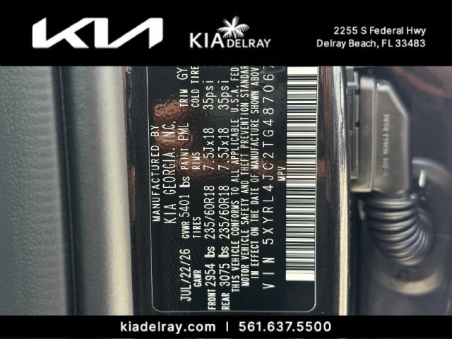 New 2026 Kia Sorento S w/ S Panoramic Sunroof Package FWD image 32