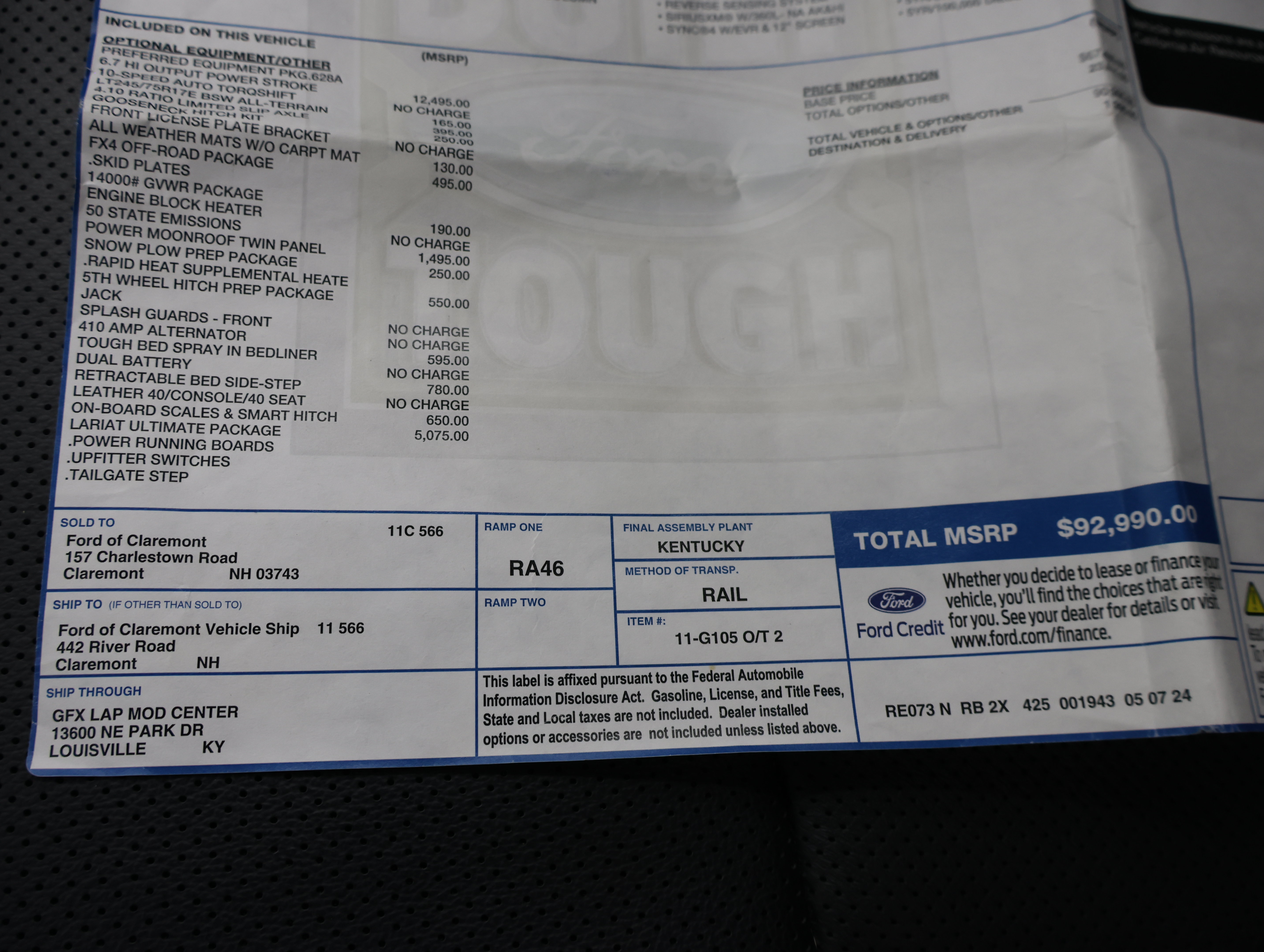 Used 2024 Ford F350 Lariat w/ Lariat Ultimate Package AWD/4WD image 71