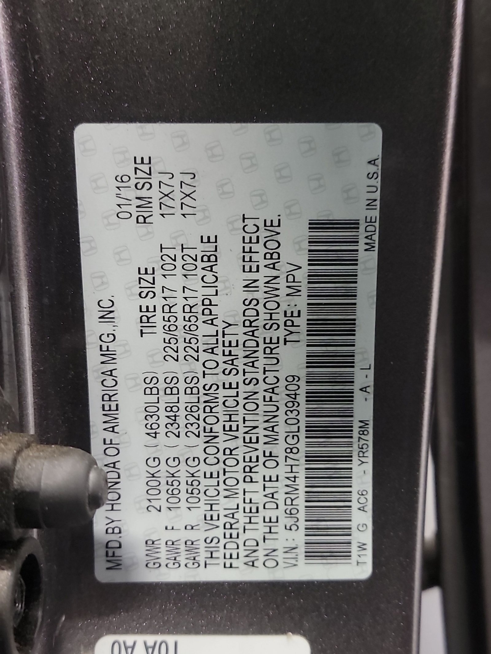Used 2016 Honda CR-V EX-L image 33