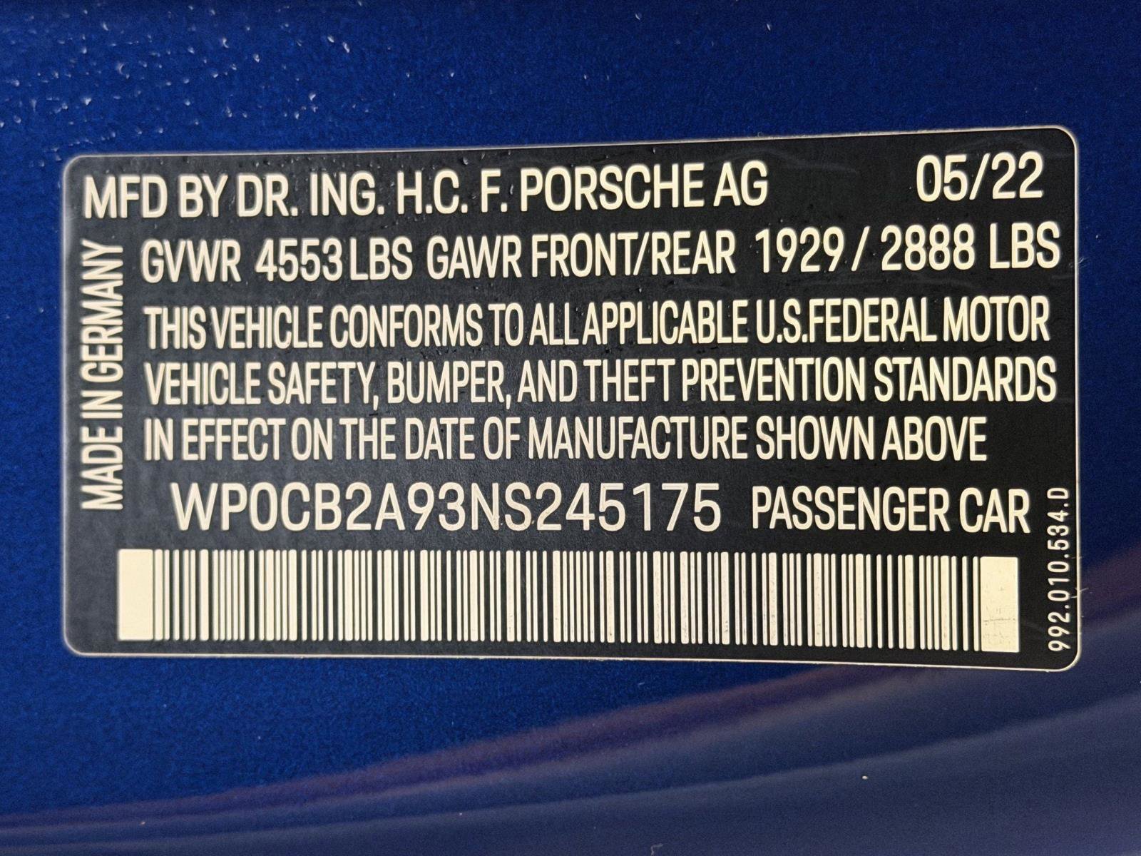Certified 2022 Porsche 911 Carrera 4S image 26