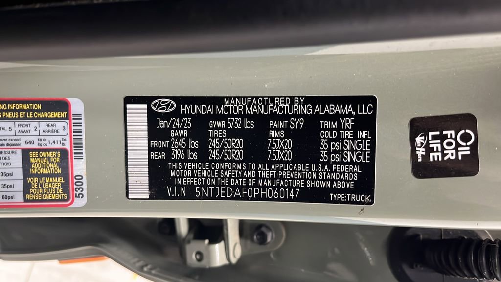 Used 2023 Hyundai Santa Cruz Limited AWD/4WD image 31